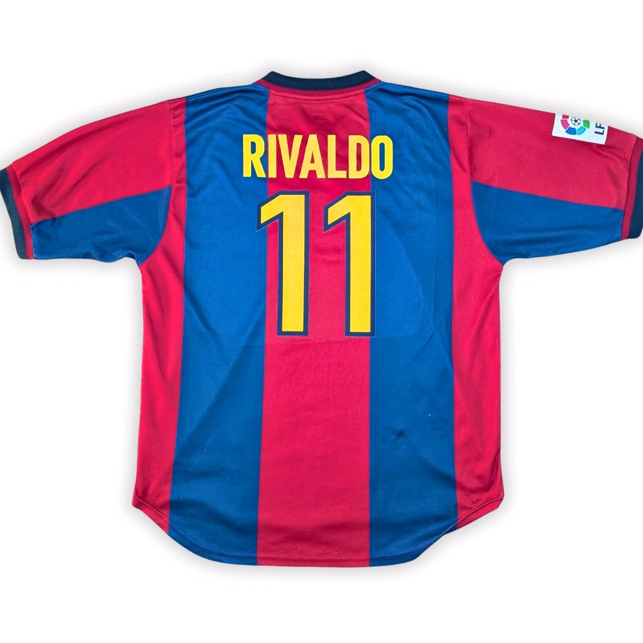 Authentic Original FC Barcelona Nike Rivaldo 1998 1999 2000 Football Shirt Large Authentic Original FC Barcelona Nike Rivaldo 1998 1999 2000 Football Shirt Large