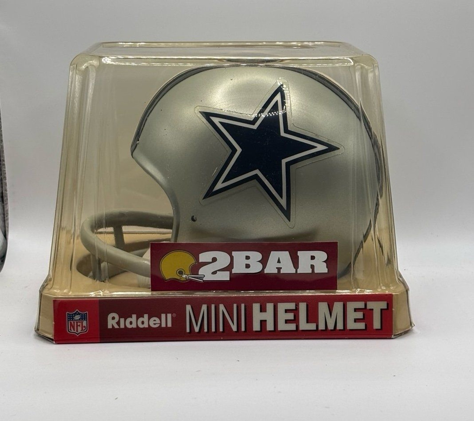 Dallas Cowboys 1964-1966 NFL Riddell 2 Bar Throwback Mini Helmet Rare New NIB