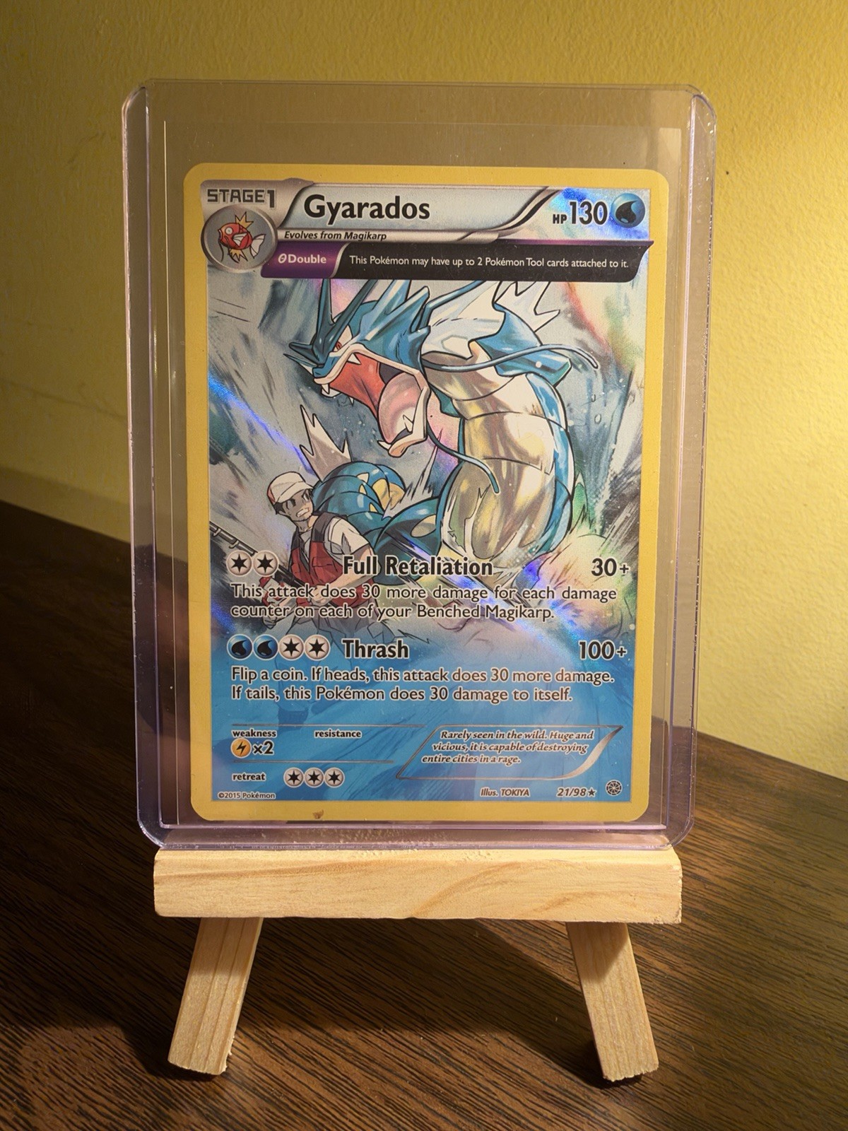 Gyarados 21/98 Holo Rare XY Ancient Origins Gyarados 21/98 Holo Rare XY Ancient Origins