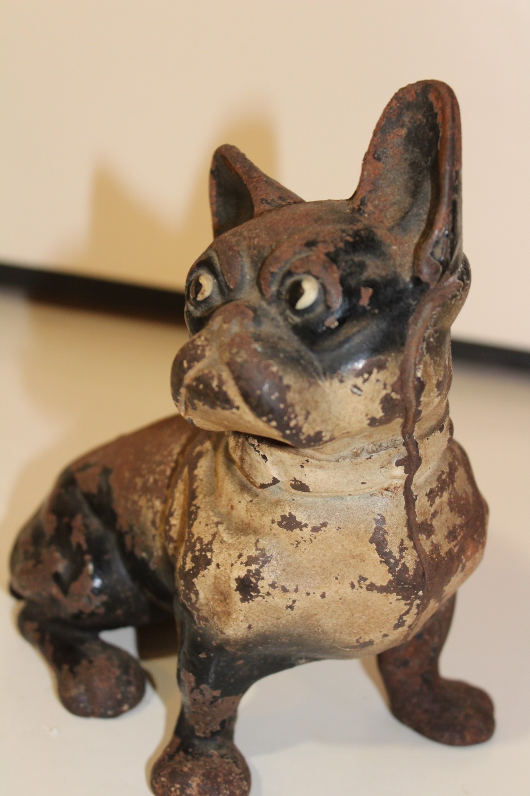Antique Hubley French Bulldog Doorstop