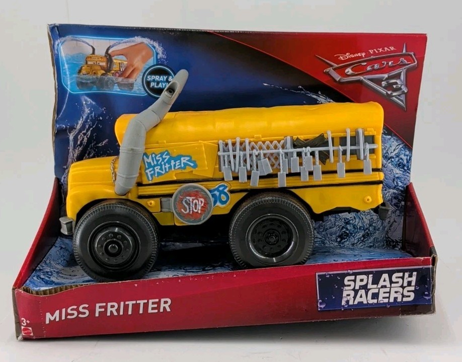 NEW Disney Pixar Cars 3 Water Splash Racers Miss Fritter Water or land toy 2016