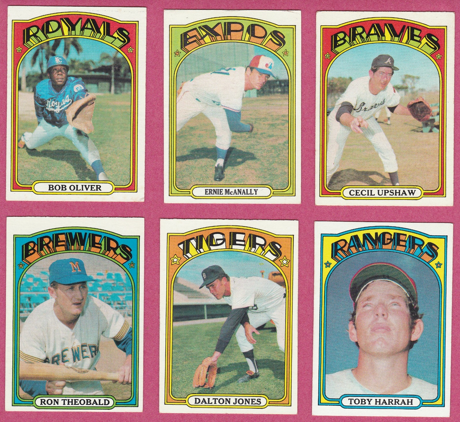 1972 Topps Baseball Cards - mostly EX to EXMT commons, #2 - 249