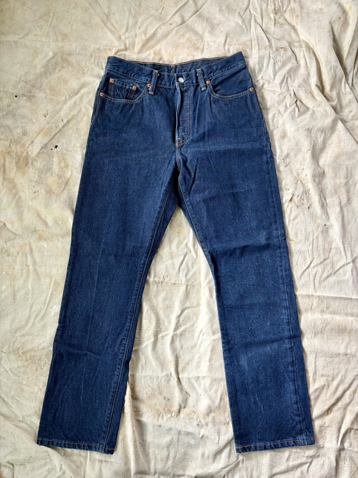 Levi\'s Premium Denim 501 Circular Jeans Dark Wash 12501-0378 Size 29x30 Levi\'s Premium Denim 501 Circular Jeans Dark Wash 12501-0378 Size 29x30