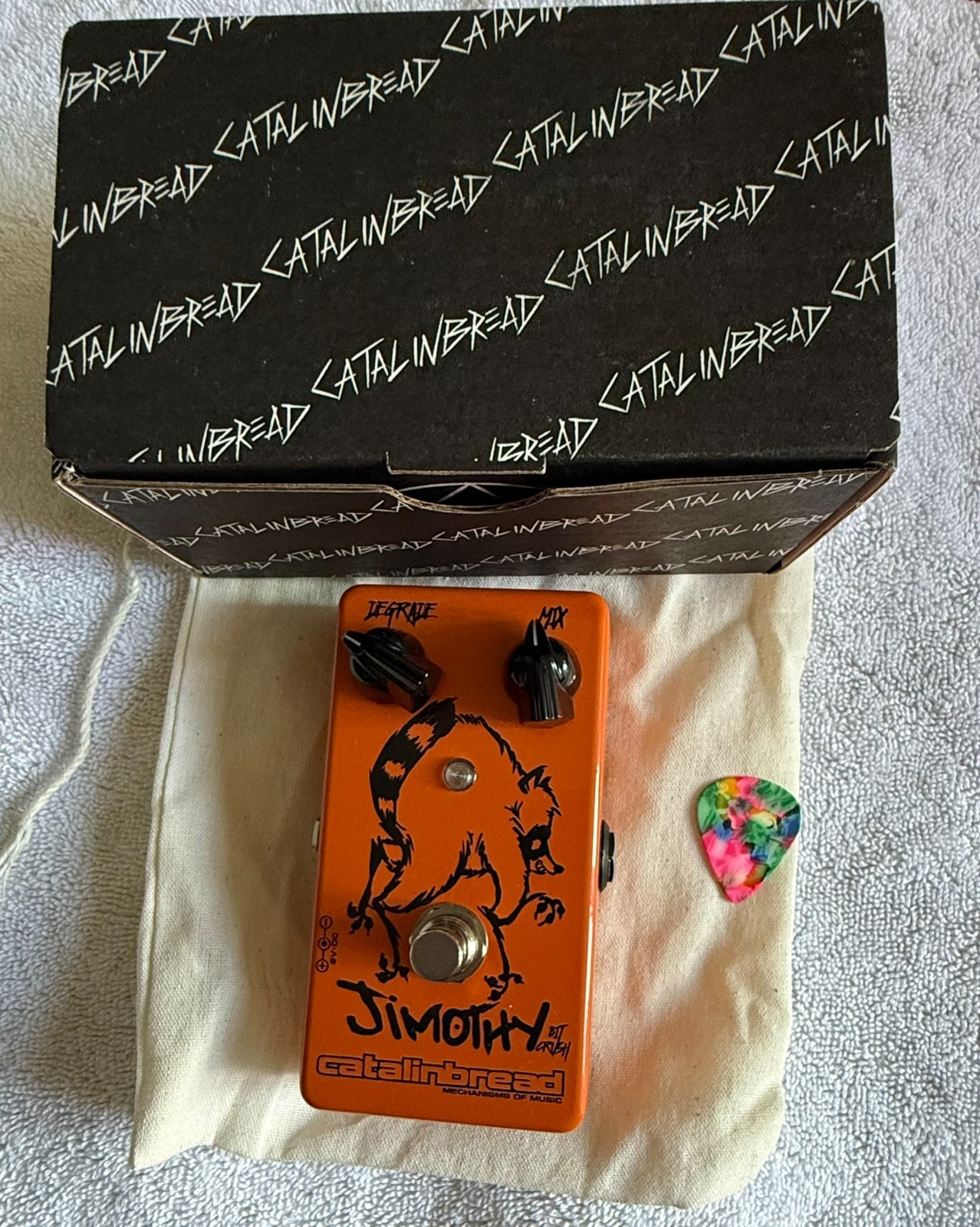 Catalinbread Jimothy Bit Crush Pedal Rare Orange 1st Version V1 NM Catalinbread Jimothy Bit Crush Pedal Rare Orange 1st Version V1 NM