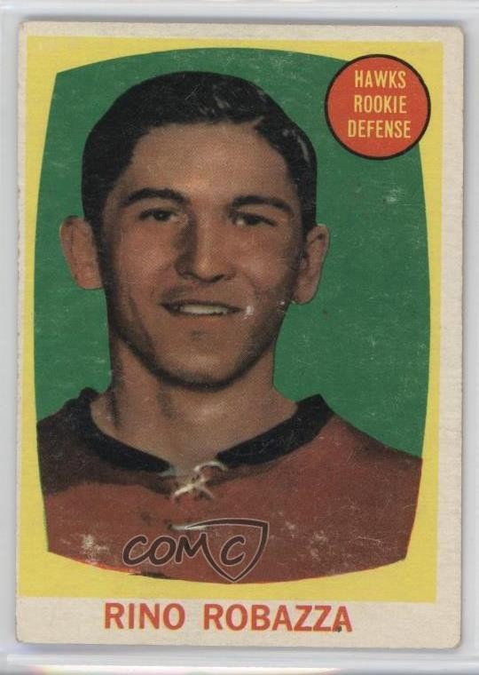 1961-62 Topps Rino Robazza #39 Rookie RC 0a4