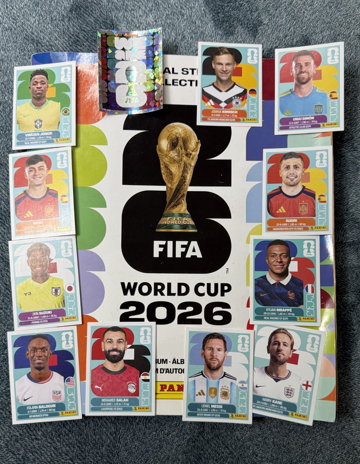 2026 Panini FIFA World Cup Stickers US Edition MEX 1 to FWC19 Pick a Sticker