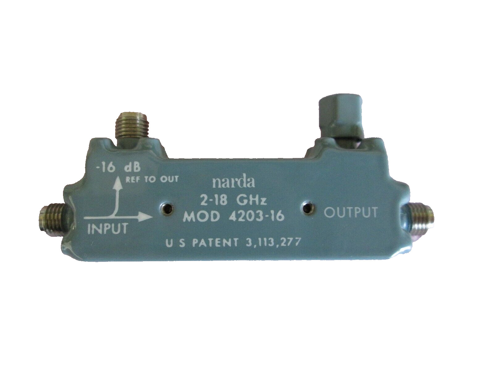 Directional Coupler 2-18 GHz 20W Narda 4203-16 NEW US MADE SMA (F) BROADBAND Directional Coupler 2-18 GHz 20W Narda 4203-16 NEW US MADE SMA (F) BROADBAND