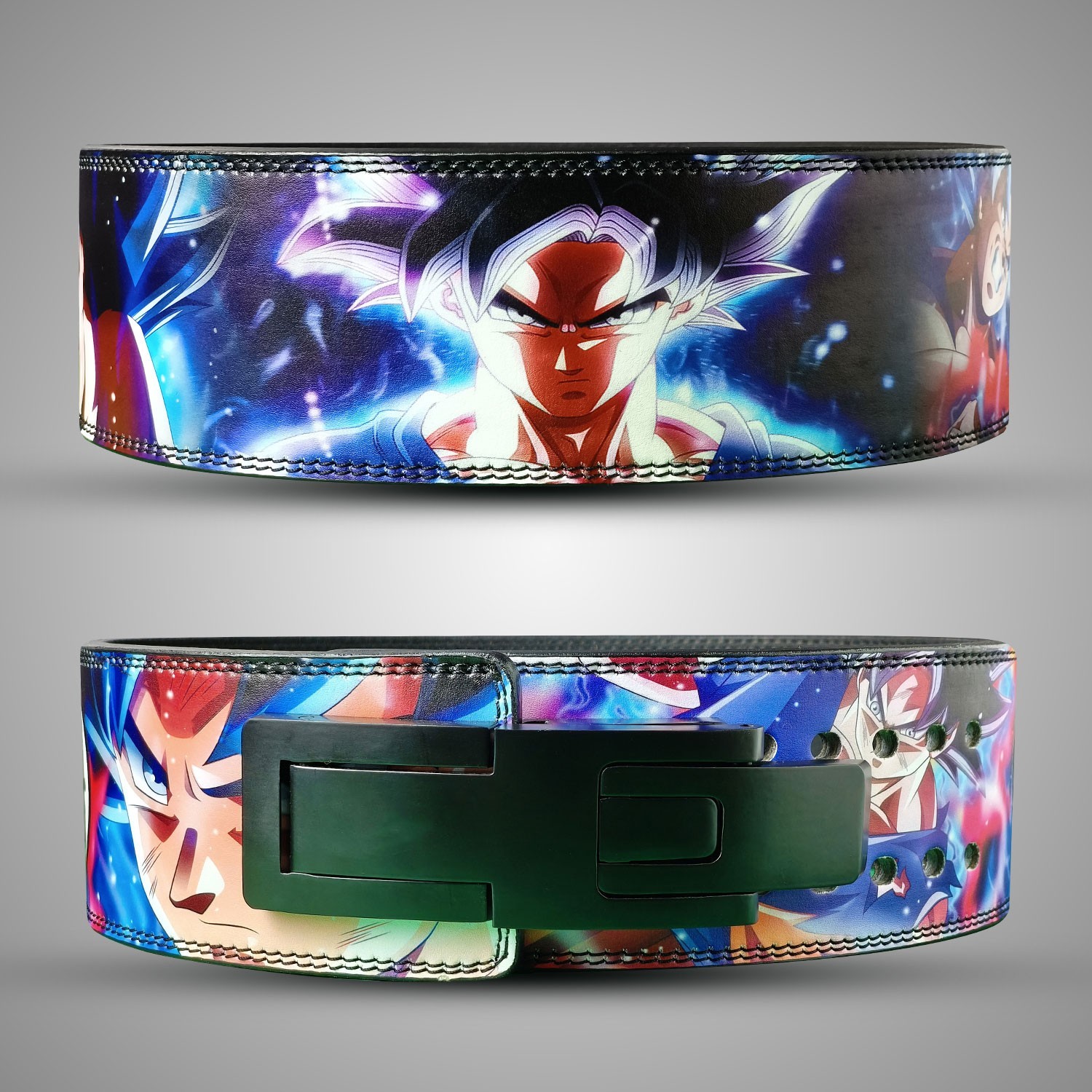 Anime weightlifting Belt Premium Leather Goku Weight lifting Belt Training