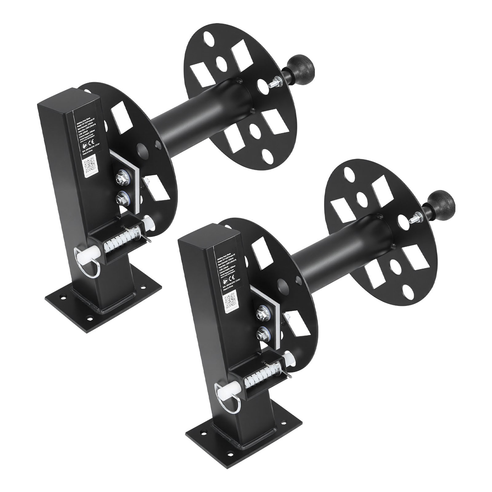 Uimoso 2PCS Heavy-Duty Welding Cable Reels for 150FT 1/0 & 125FT 2/0 Cables