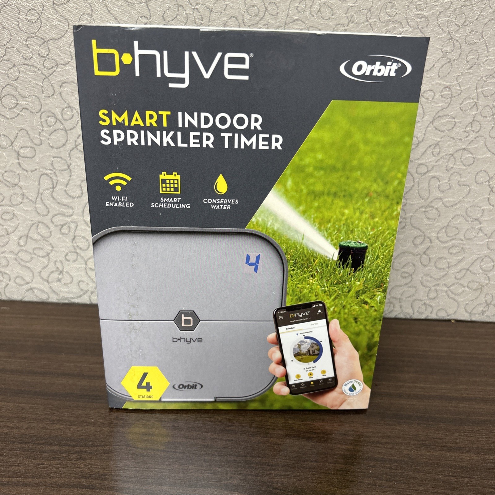 Brand NEW Orbit B-hyve 4-Stations Smart Indoor Sprinkler Controller 57915 Brand NEW Orbit B-hyve 4-Stations Smart Indoor Sprinkler Controller 57915