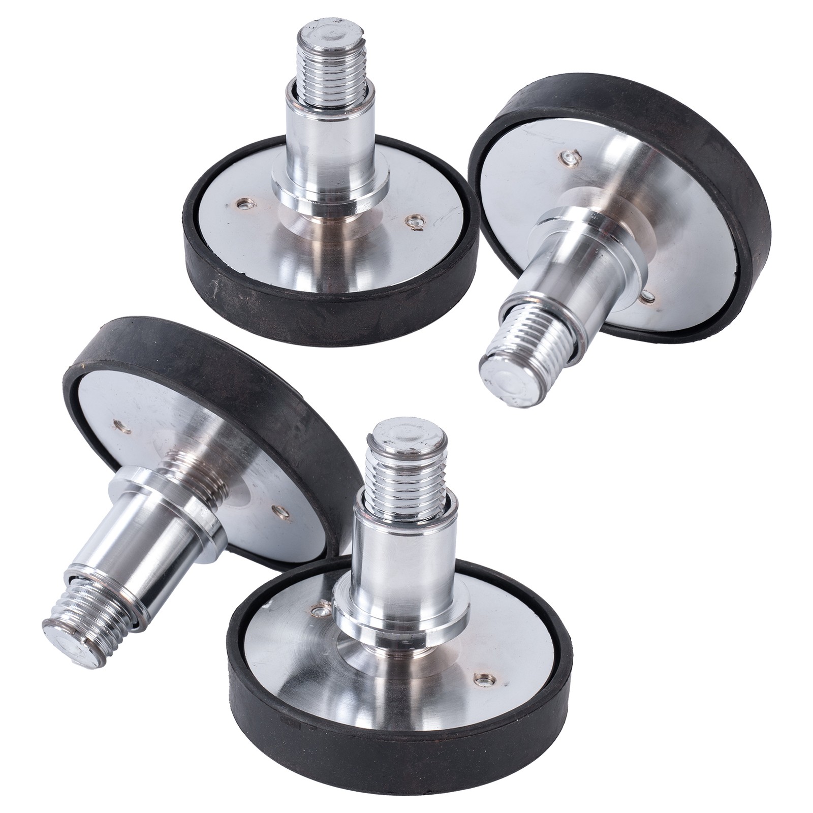 4X Car Lift Rubber tray 35mm Heightening Feet Plus High Leg Pads Shaft