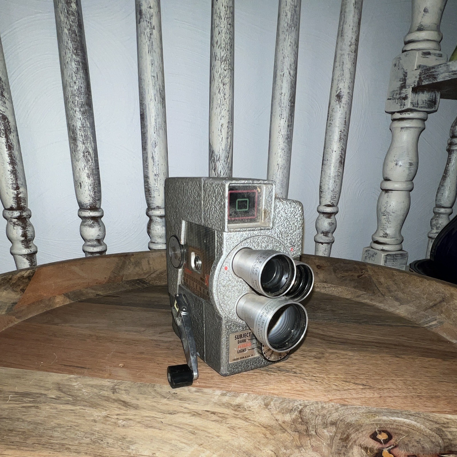 Wollensak Model 43 Non Reflex Standard 8mm Movie Camera, Gray Wollensak Model 43 Non Reflex Standard 8mm Movie Camera, Gray
