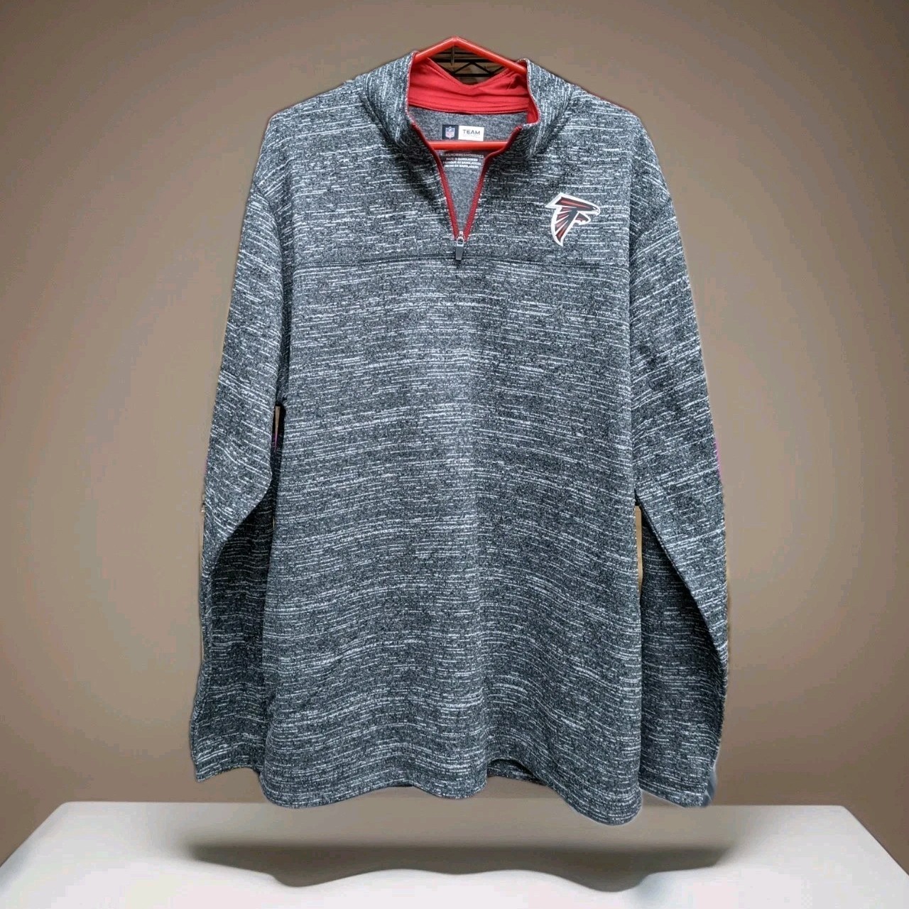 Atlanta Falcons 1/4 Zip Pullover Men XL NWOT Vintage Cold Weather Fleece Sweater Atlanta Falcons 1/4 Zip Pullover Men XL NWOT Vintage Cold Weather Fleece Sweater
