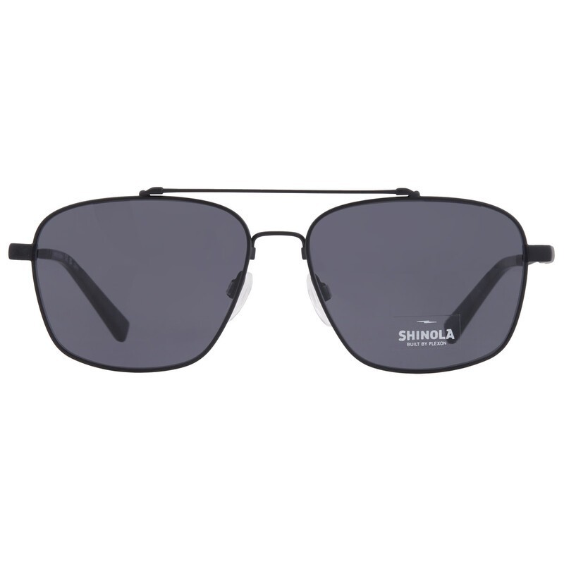 New Shinola Flexon Polarized Sunglasses SH2100SP 070 Shiny Gun w/Case New Shinola Flexon Polarized Sunglasses SH2100SP 070 Shiny Gun w/Case