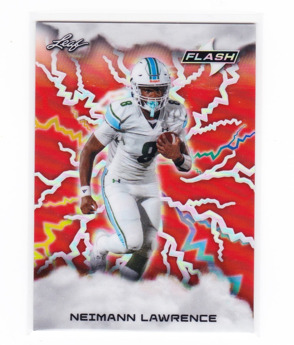 NEIMANN LAWRENCE 2025 Leaf Flash Red Prismatic Non Auto 1/1 Texas Longhorns NEIMANN LAWRENCE 2025 Leaf Flash Red Prismatic Non Auto 1/1 Texas Longhorns
