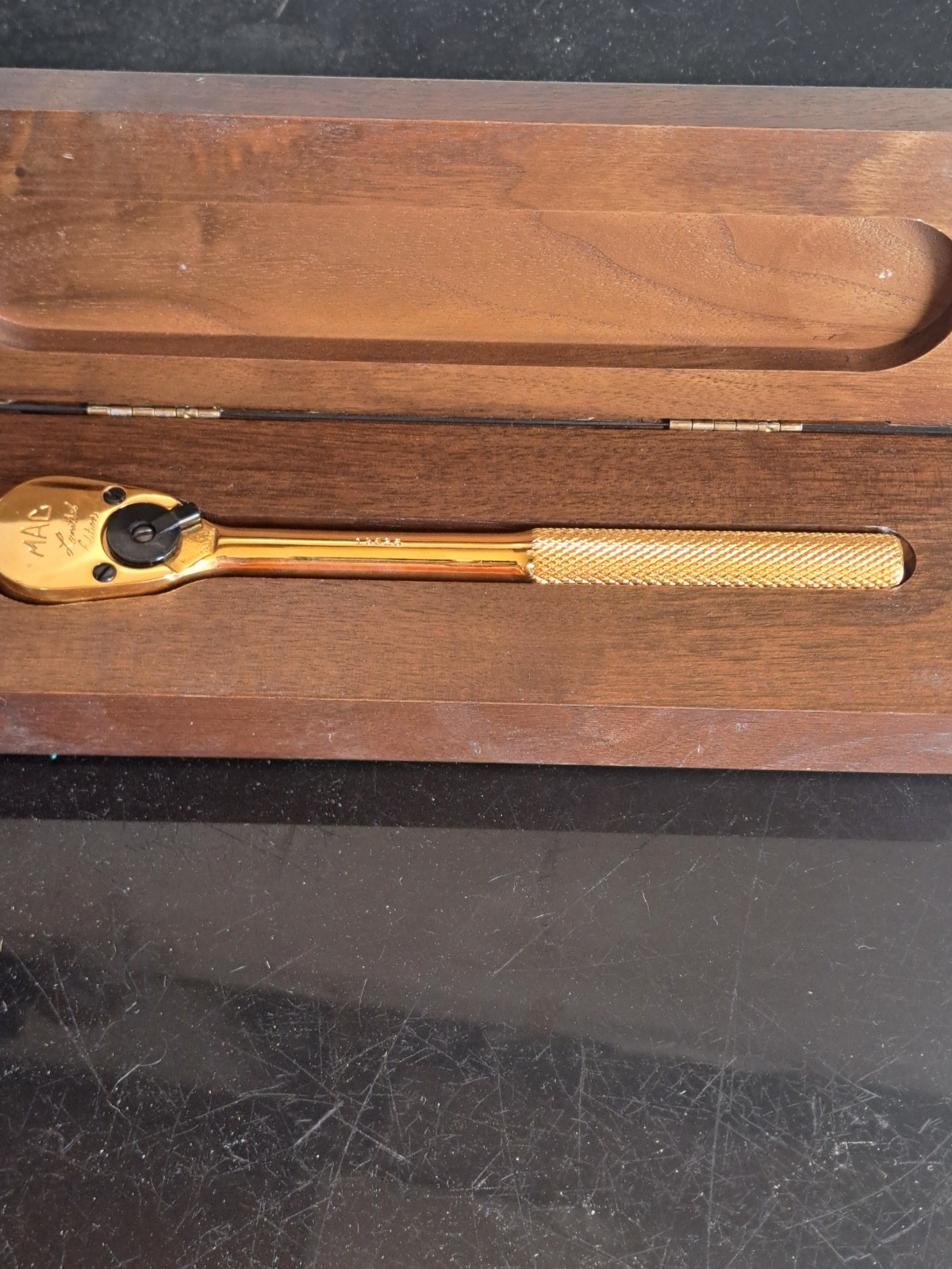 Mac Tools Vintage 1985 Limited Edition Ratchet 24K GOLD PLATED WITH BOX UNUSED Mac Tools Vintage 1985 Limited Edition Ratchet 24K GOLD PLATED WITH BOX UNUSED