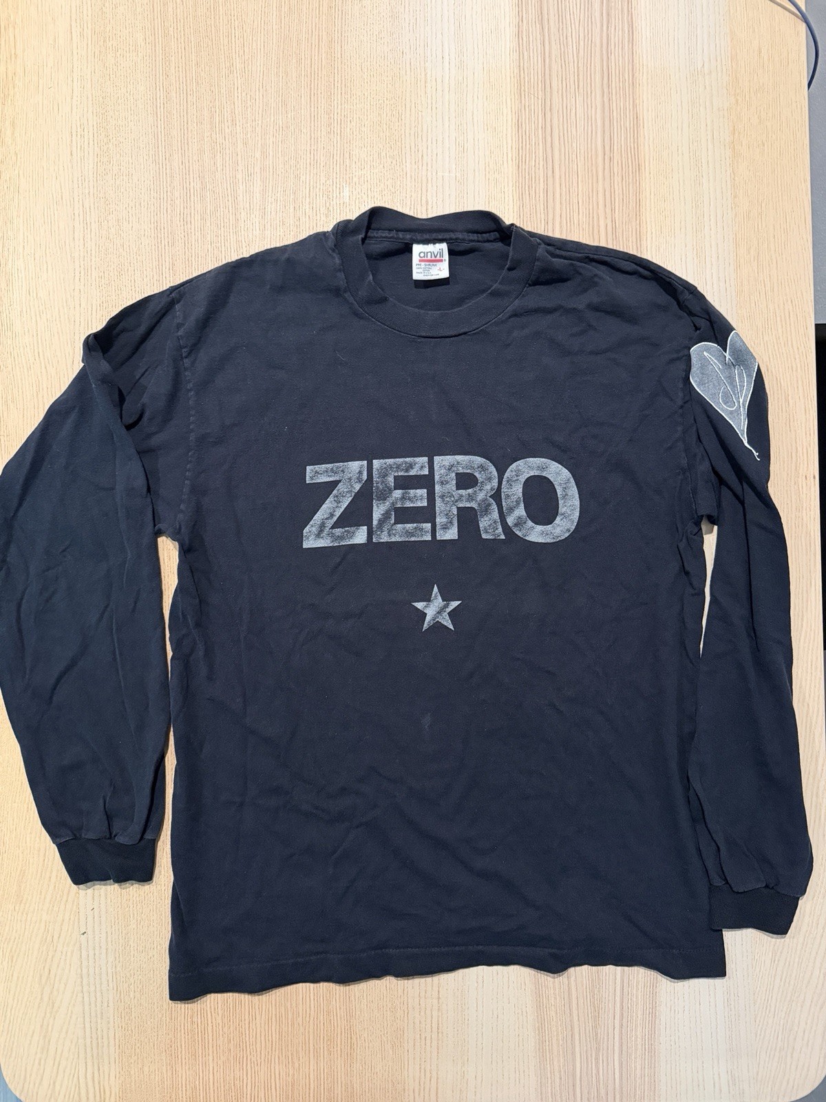 Vintage 90s Smashing Pumpkins ZERO Long Sleeve Shirt Anvil USA Large L