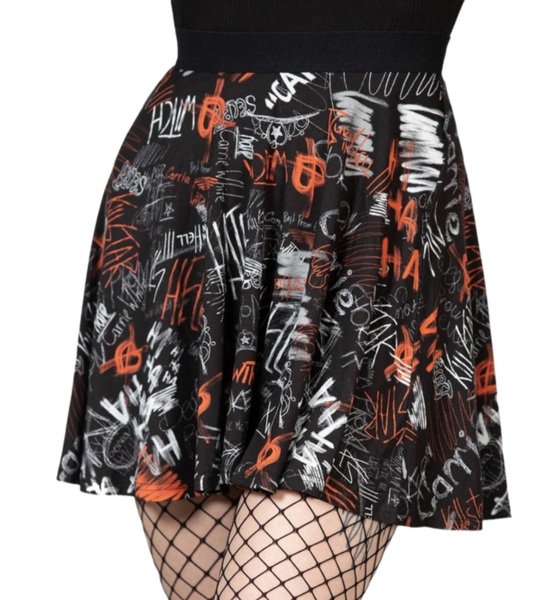Killstar X Carrie Mini Skater Horror Skirt XXL NEW WITH TAGS Killstar X Carrie Mini Skater Horror Skirt XXL NEW WITH TAGS