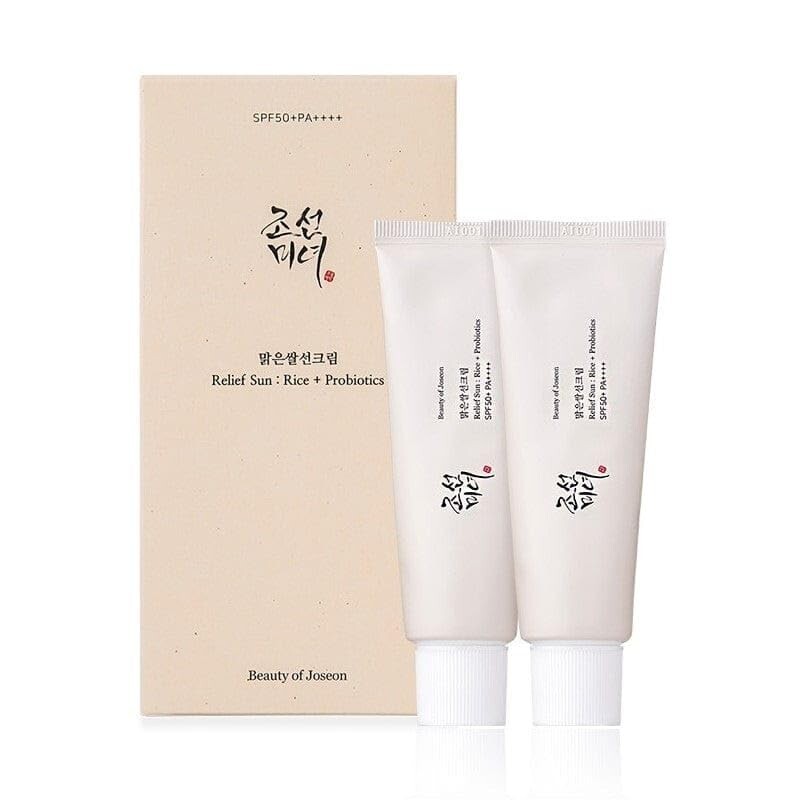 Beauty Joseon Relief Sun: Rice + Probiotics Set(Pack Of 2, 50ML each) 