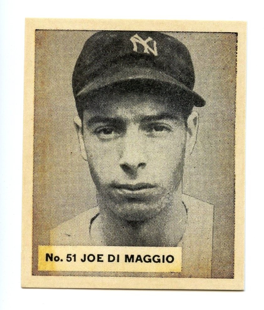 1936 V355 World Wide Gum Rookie Reprint - #51 - Joe DiMaggio - New York Yankees 1936 V355 World Wide Gum Rookie Reprint - #51 - Joe DiMaggio - New York Yankees