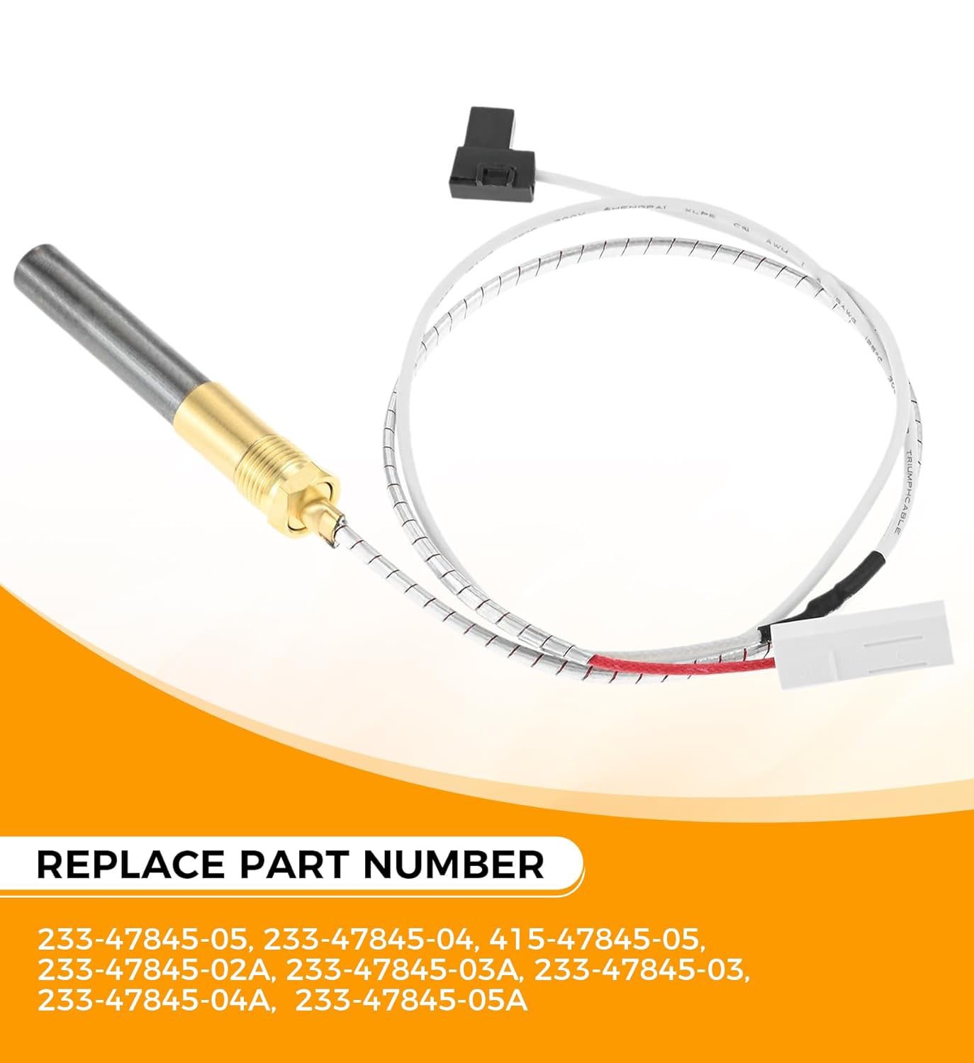 1PC Gas Thermopile Generator For 233-47845-05 / 04 Water Heater Pilot Assembly
