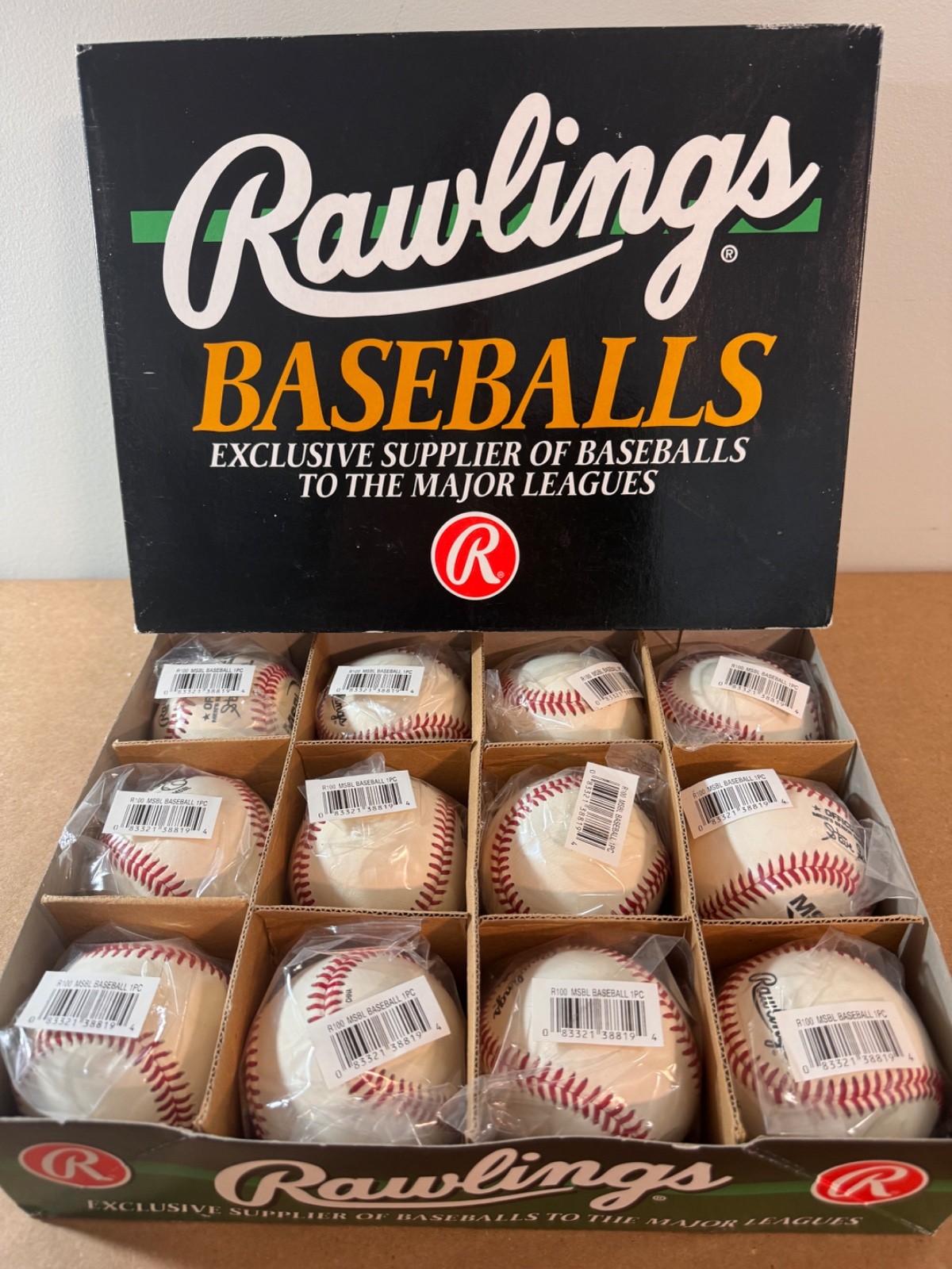 Rawlings R100-MSBL Baseballs 1 Dozen 12 NEW Sealed MSBL Steve Sigler Vintage Rawlings R100-MSBL Baseballs 1 Dozen 12 NEW Sealed MSBL Steve Sigler Vintage