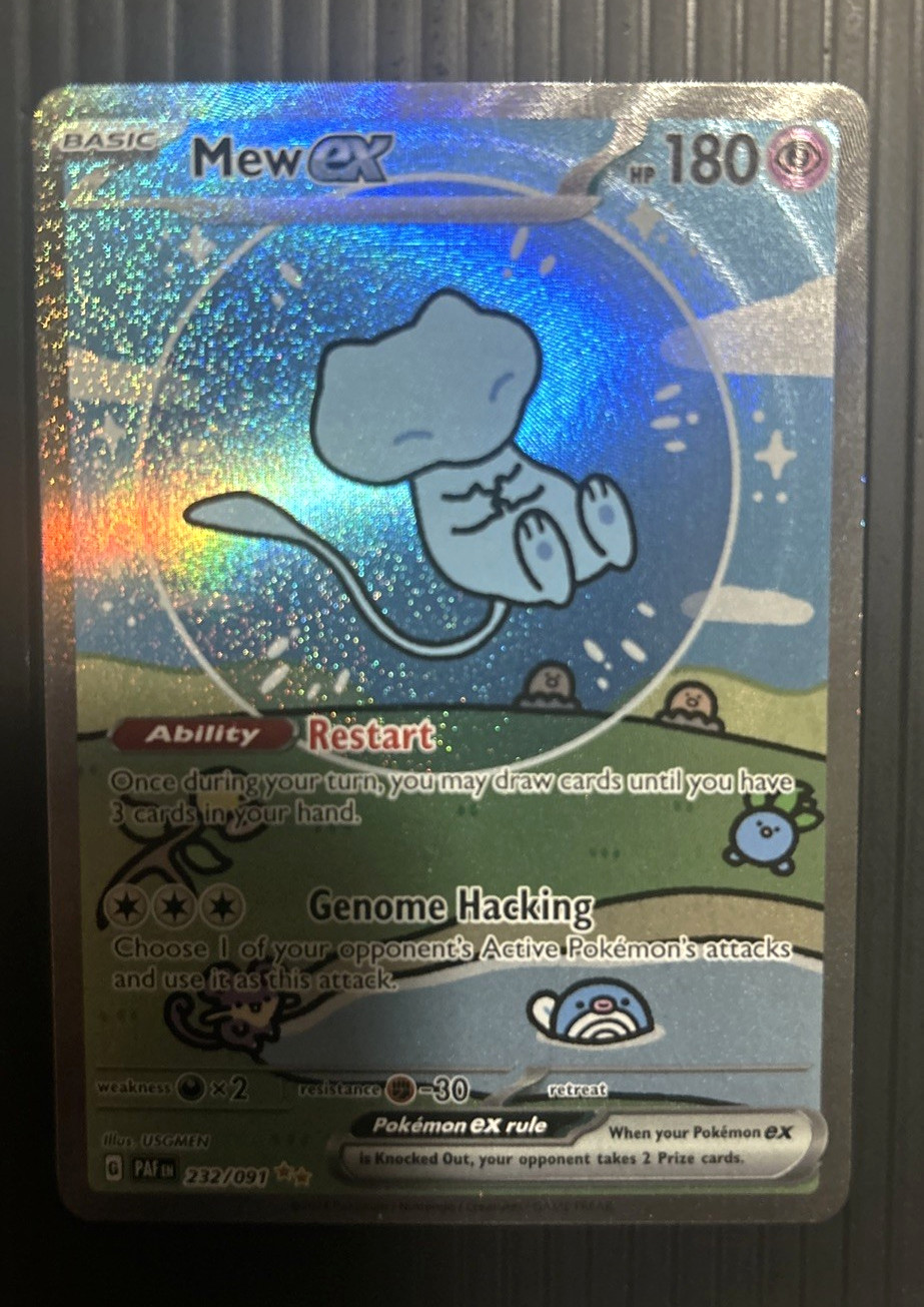 Mew ex 232/091 SV: Paldean Fates Special Illustration Rare Holo Eng