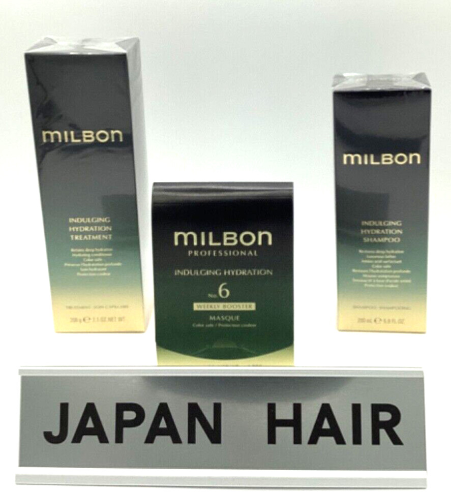 Milbon Indulging Hydration shampoo Treatment boostar