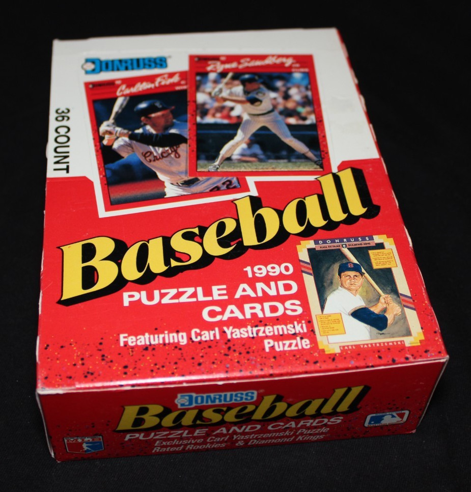 1990 Donruss Baseball Factory Sealed Unopened Wax Box 36 Packs