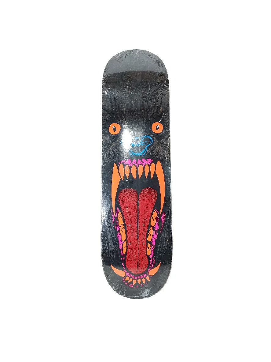 Deathwish Brian Slash Hansen Wolfman Black Woodgrain Red Orange Size 8.625\