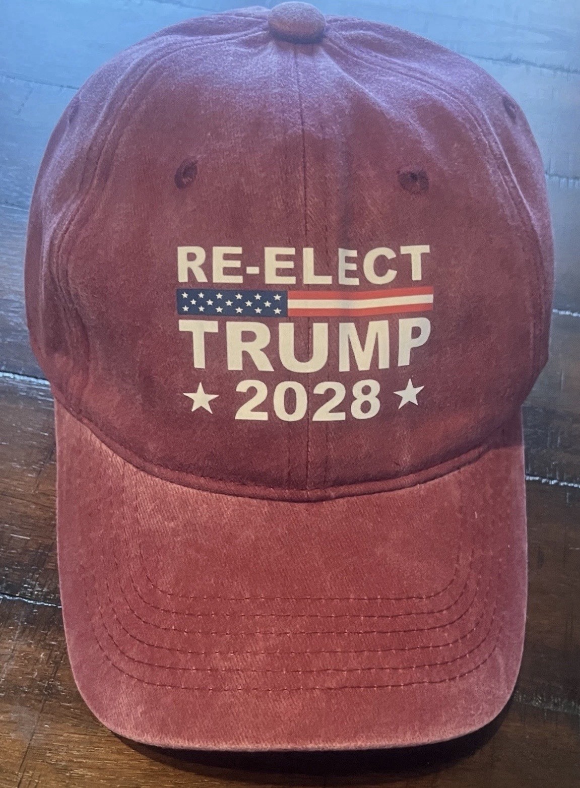 NEW Red Reelect Trump 2028 Trucker Hat Baseball Cap Subdued w/ Adjustable Strap NEW Red Reelect Trump 2028 Trucker Hat Baseball Cap Subdued w/ Adjustable Strap