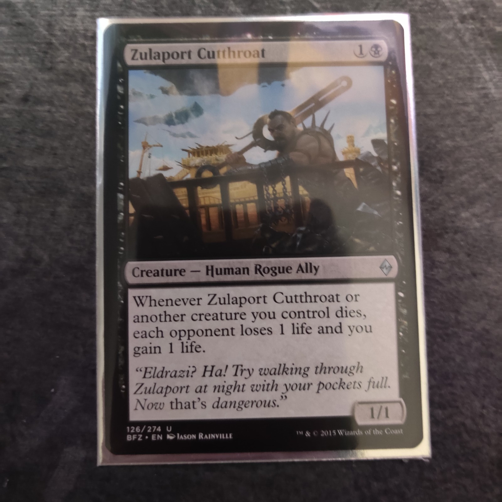 Zulaport Cutthroat - Battle for Zendikar - Near Mint - MTG Zulaport Cutthroat - Battle for Zendikar - Near Mint - MTG