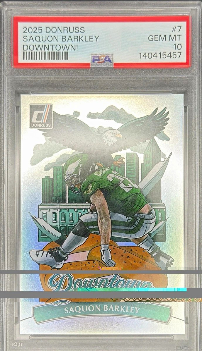 1/10 Odds For The Psa 10 Saquan Barkley Downtown 1/10 Odds For The Psa 10 Saquan Barkley Downtown