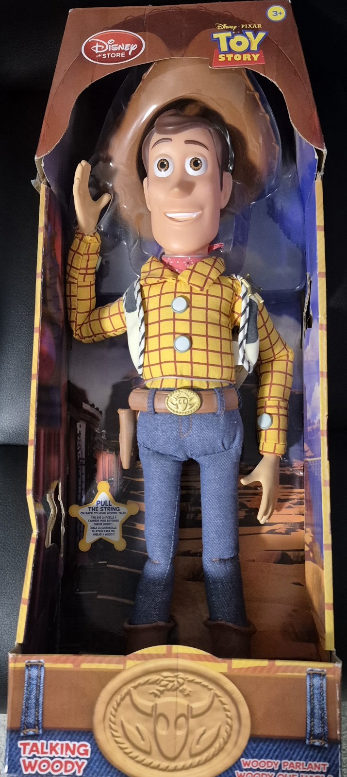 BRAND NEW IN BOX 2010 DISNEY PIXAR TALKING WOODY TOY SOUND/PULL STRING WORKS