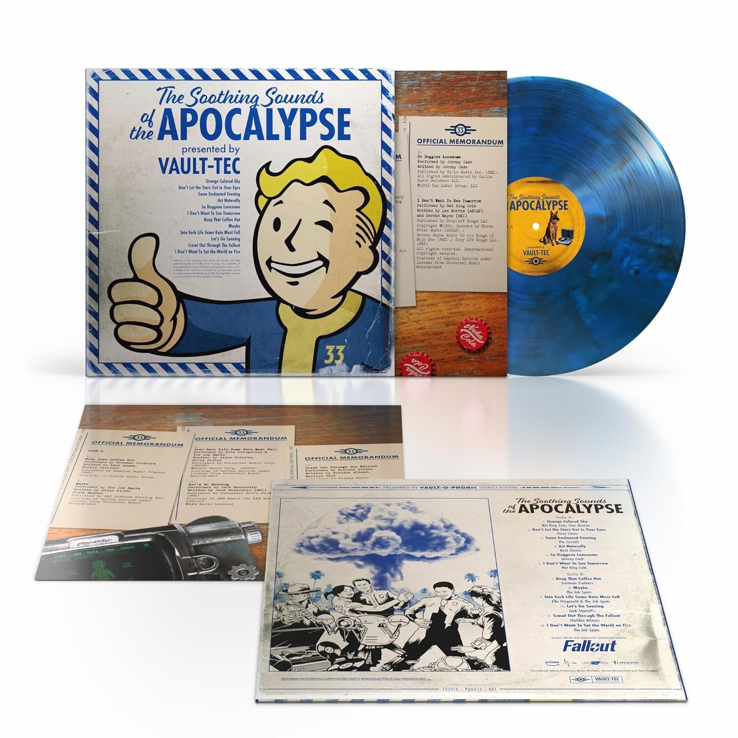 Fallout - The Soothing Sounds Of The Apocalypse Blue Color Limited LP Vinyl