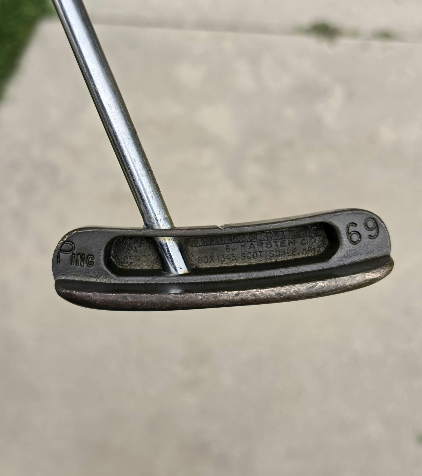 Vintage 1960s Ping 69 Putter Hot dog 1345 Bronze Right Hand 33.5 Vintage 1960s Ping 69 Putter Hot dog 1345 Bronze Right Hand 33.5