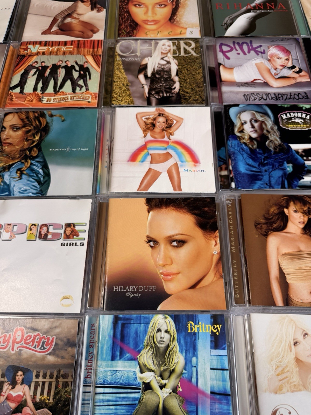 Pop Divas Cd Lot Y2k 90s 2000s Britney Madonna Mariah Jlo Mylie Cher Christina