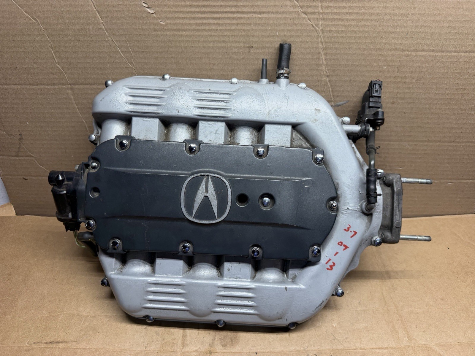 09-14 Acura TL 3.7L V6 Upper Intake Manifold Plenum 80mm 17160-RK2-A00 J37 2396