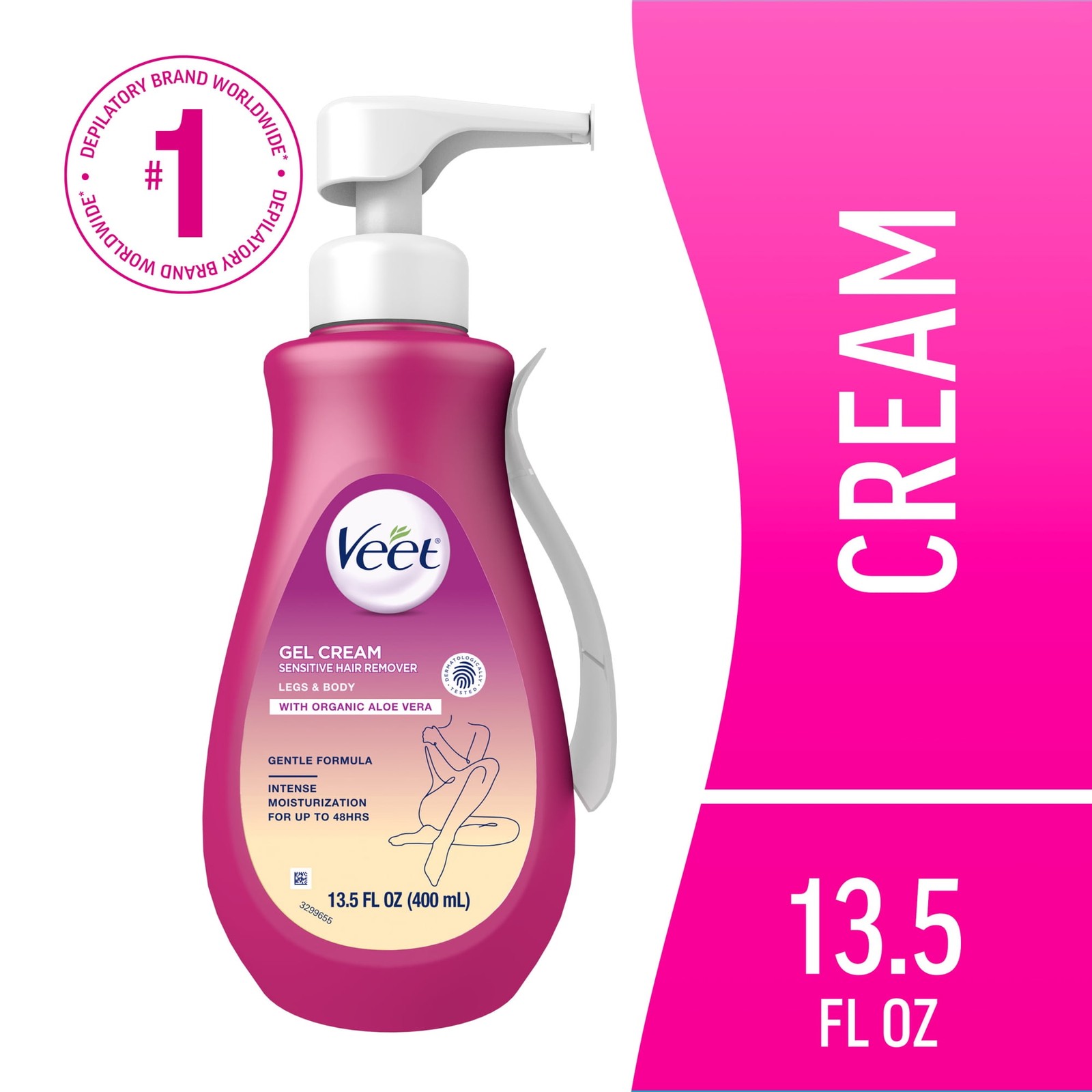 Veet Hair Removal Cream, Body Hair Remover For Women, Sensitive Skin, 13,5 FL OZ Veet Hair Removal Cream, Body Hair Remover For Women, Sensitive Skin, 13,5 FL OZ