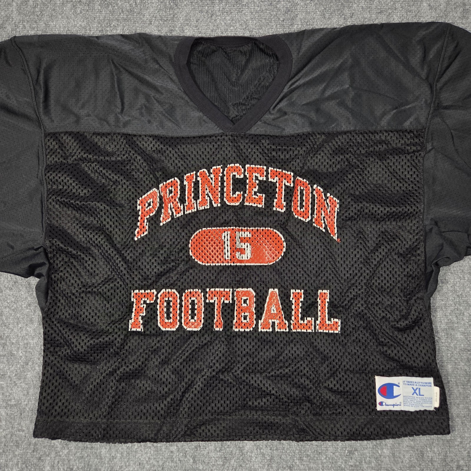 Vintage Princeton University Tigers Mesh Football Jersey Size XL Champion USA