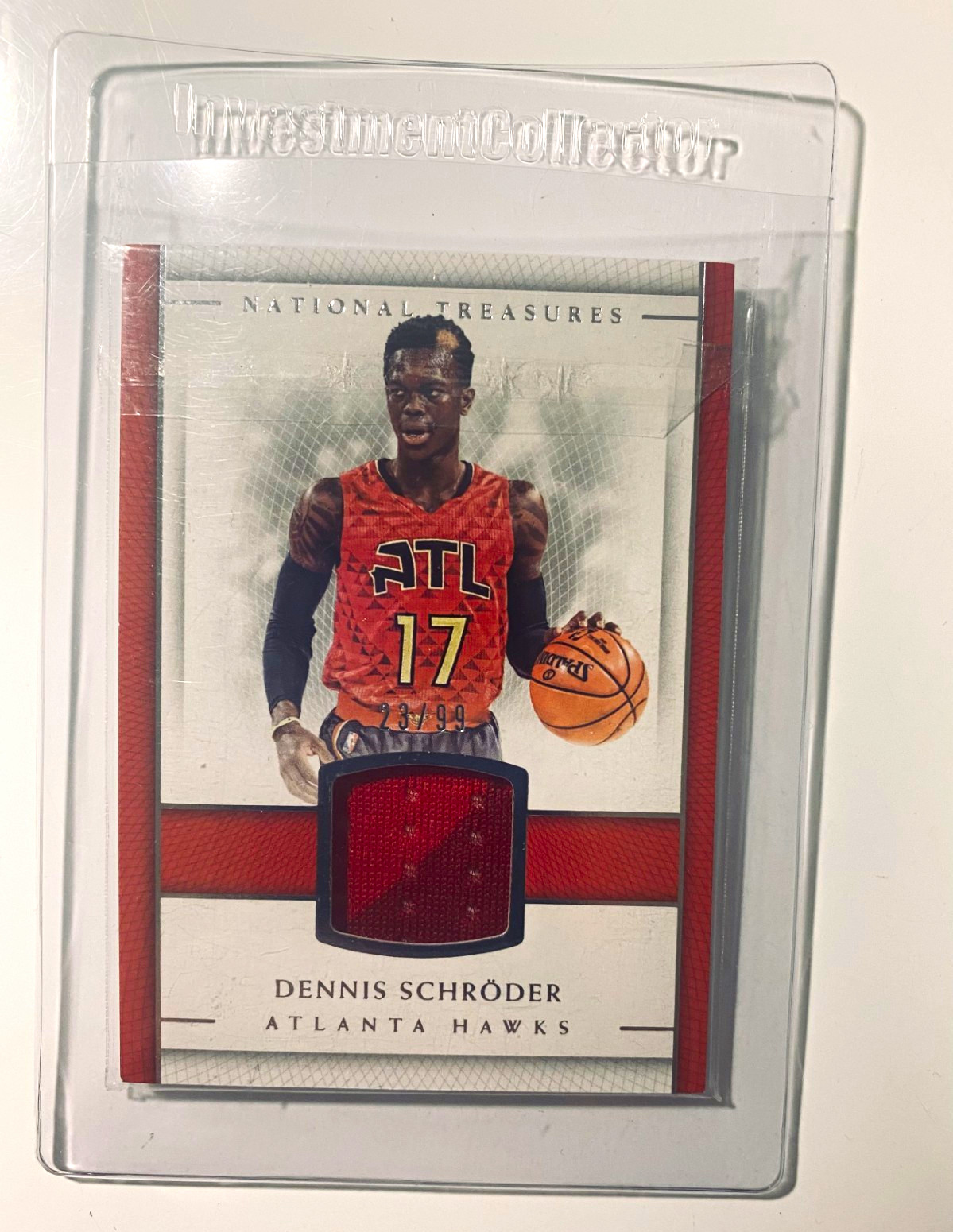 Panini 2016-17 National Treasures 2xLot Dennis Schroeder Hawks #26 /99 + #13 /99 Panini 2016-17 National Treasures 2xLot Dennis Schroeder Hawks #26 /99 + #13 /99