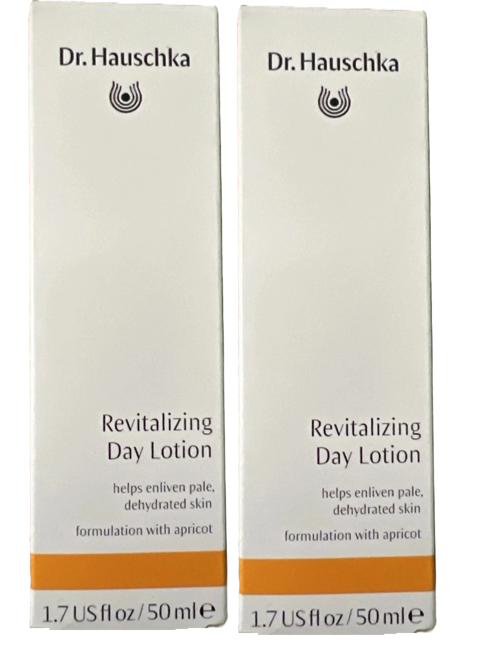 LOT of  2 - DR. Hauschka Revitalizing Day Enliven  Dehydrated Skin Lotion 1.7 Oz