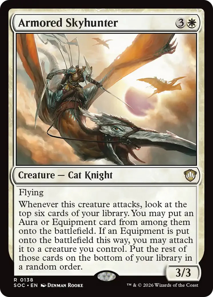 MTG Armored Skyhunter [Secrets of Strixhaven Commander] Near Mint Magic