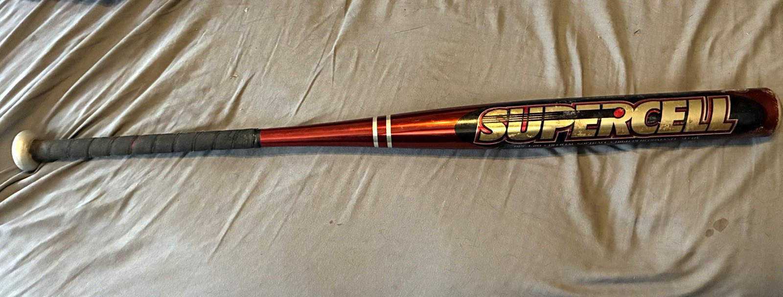 Worth Supercell SBWR 34in 2.25in High Performance Alloy Softball Bat Red