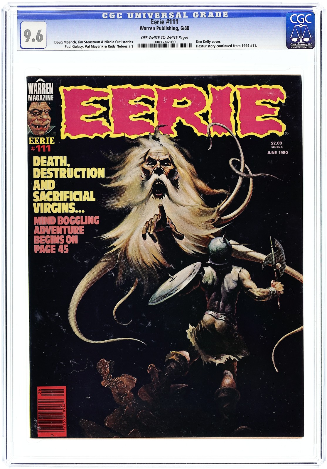 Eerie #111 CGC 9.6 1980 0001746160