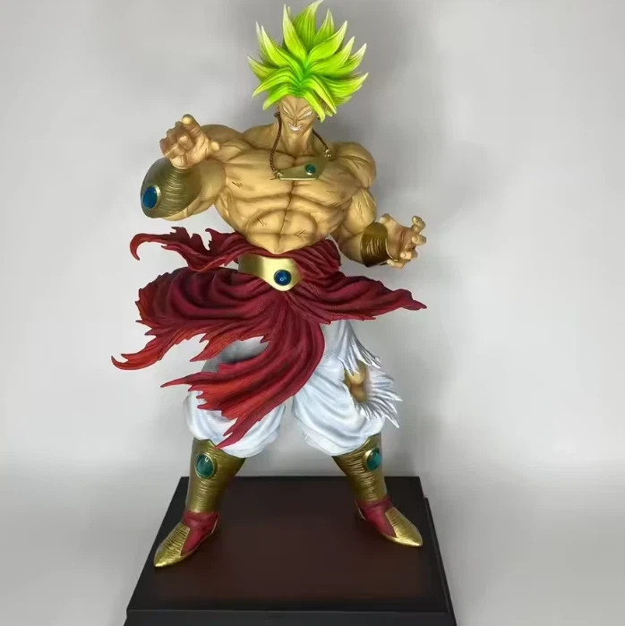 50Cm Dragon Ball Z BROLY 50CM Anime Figures Pvc Statue JT MODEL gift toy