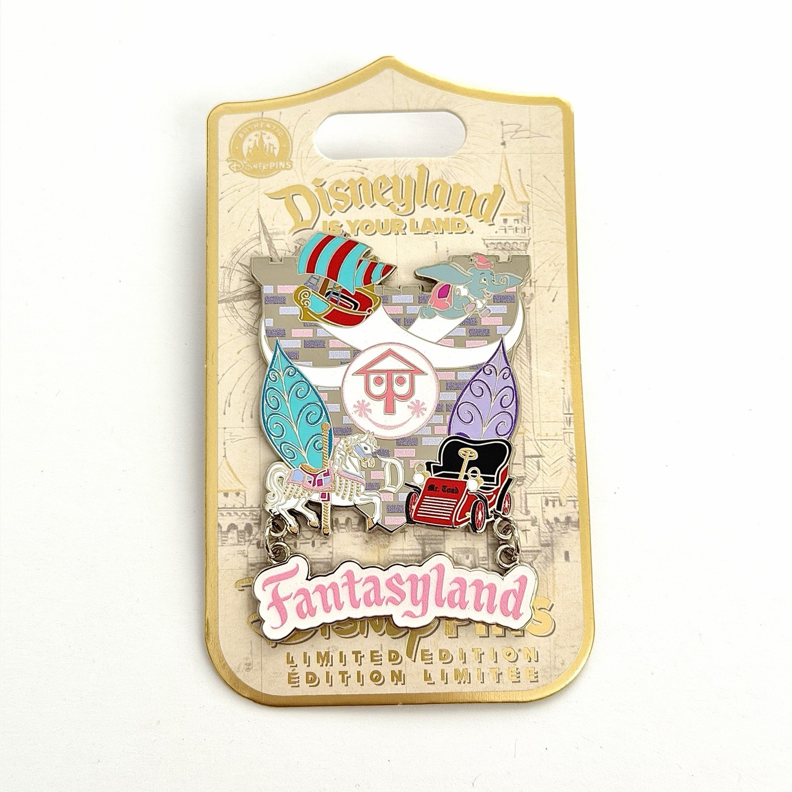 2026 Disneyland Is Your Land Fantasyland Dangle LE 3000 Pin 1/6 1 Of 6 Peter Pan
