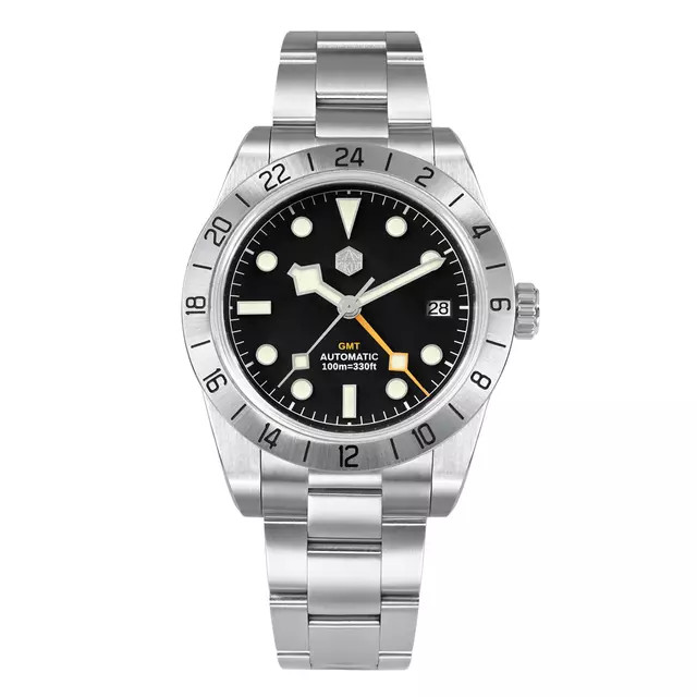 SAN MARTIN GMT AUTOMATIC 39MM DIVER WATCH SN0054-G SAN MARTIN GMT AUTOMATIC 39MM DIVER WATCH SN0054-G