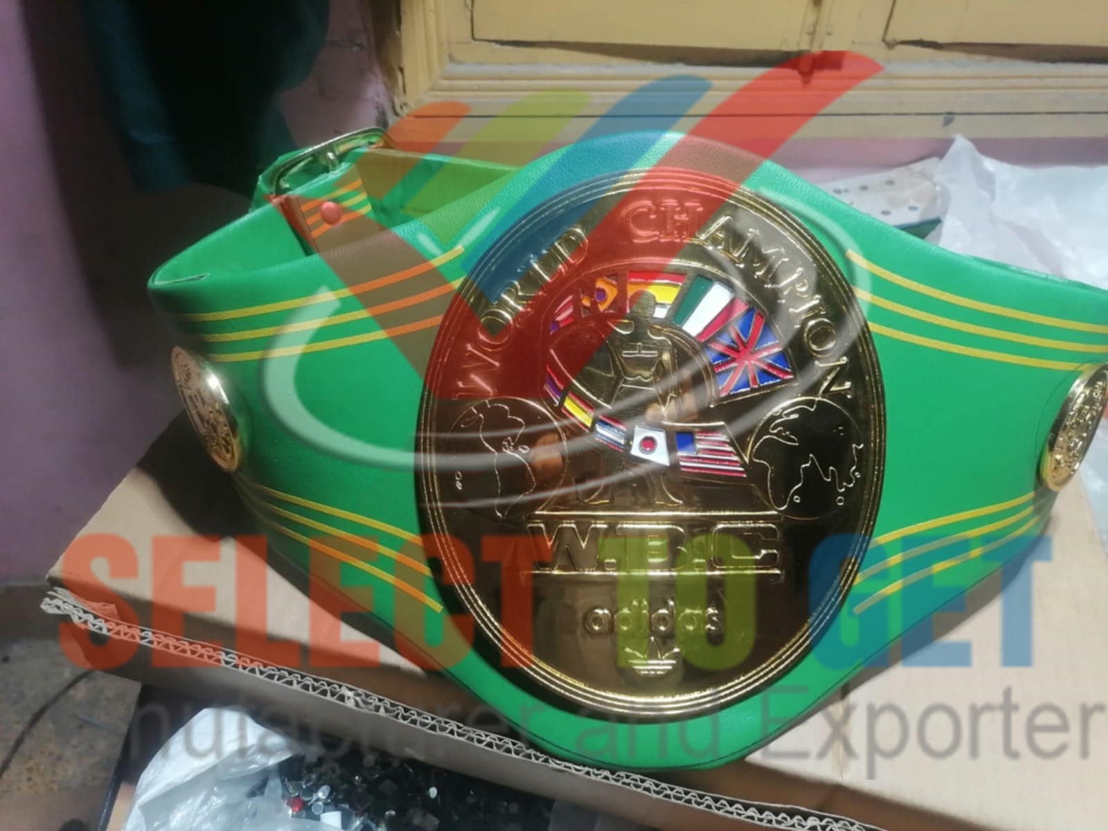 WBC Adidas Heavyweight Championship Belt 1970’s Muhammad Ali 1