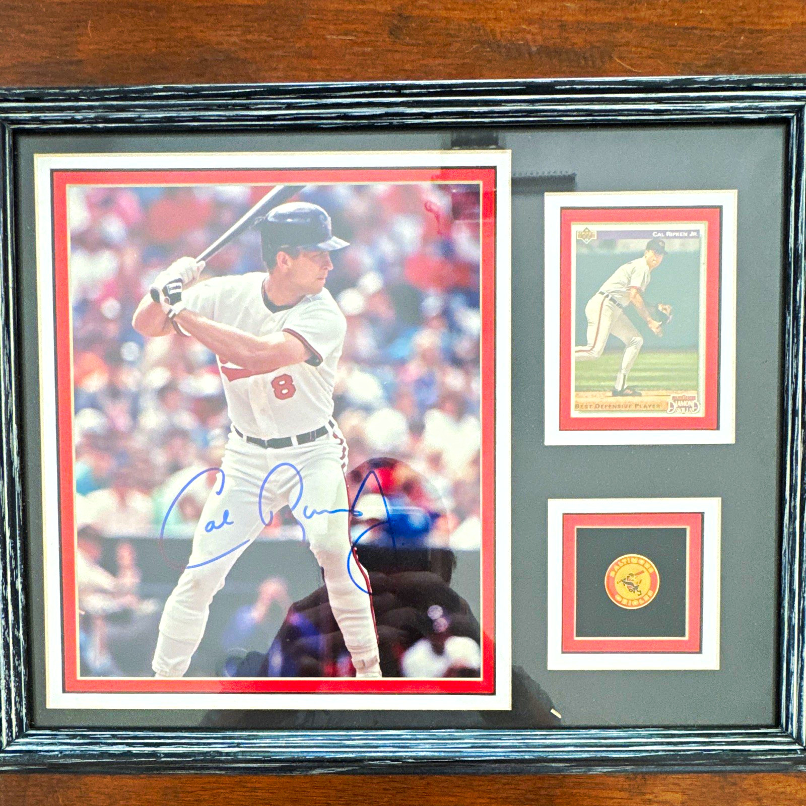 Cal Ripken Jr. Signed 11x14 Framed Photo COA. Authenticated Cal Ripken Jr. Signed 11x14 Framed Photo COA. Authenticated